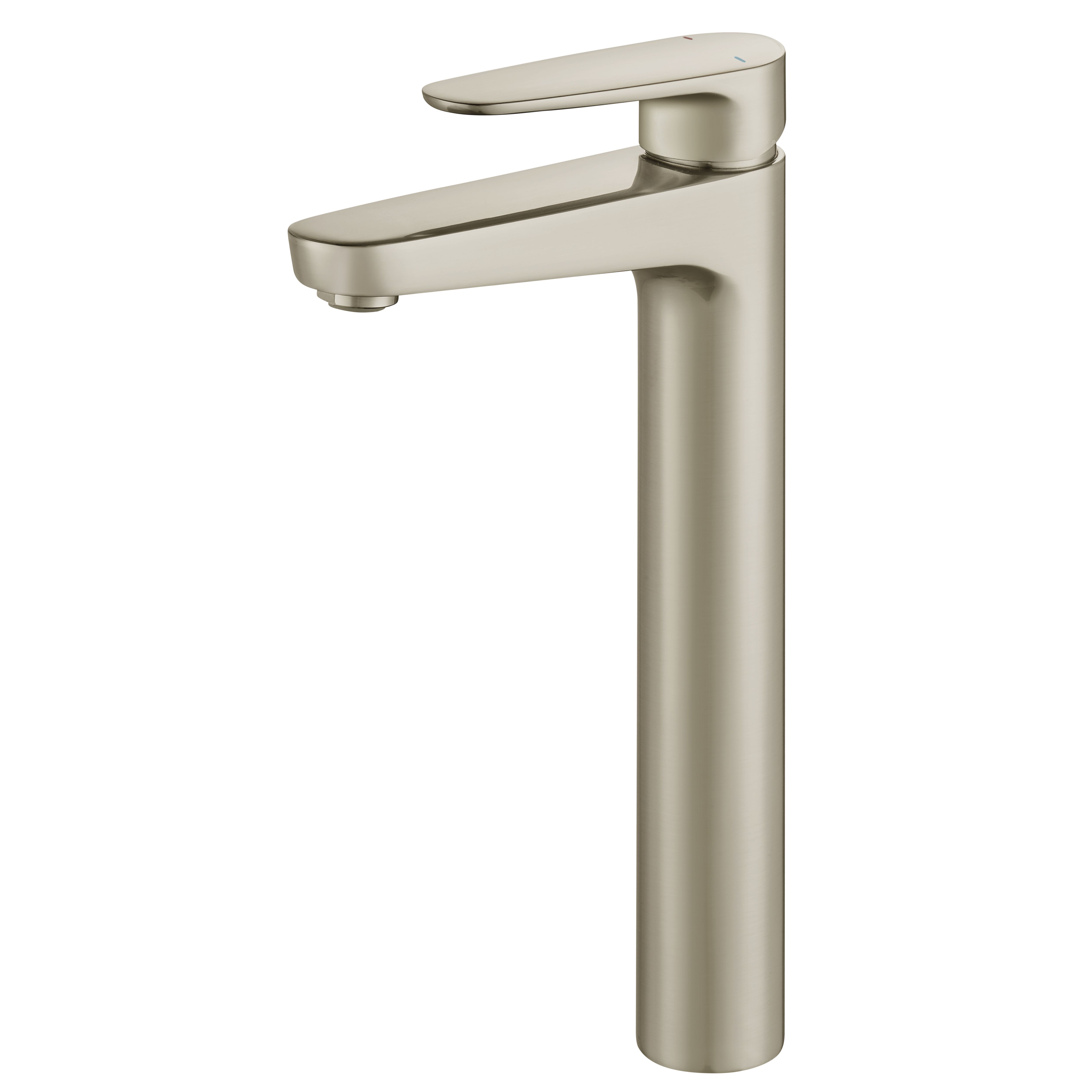 GoodHome Cavally 1 Lever Single-Flow Brushed Nickel Effect Tall Sink Or Worktop Mono Mixer Tap Price Comparisons | Compare The Build