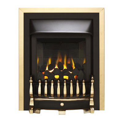 Valor Blenheim Black Brass Effect Fire Price Comparisons | Compare The Build