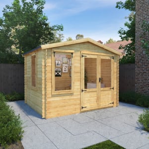 Mercia 2.6 x 3.3m 19mm Log Thickness Log Cabin Price Comparisons | Compare The Build