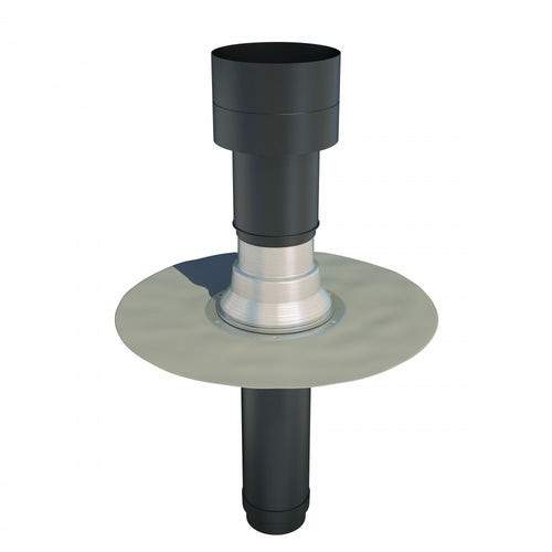 Ubbink OFT-1P/166 Flat Roof Vent / Terminal (166mm Diameter) - PVC 185694 Price Comparisons | Compare The Build