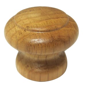 Wickes Varnished Door Knob - Oak 33mm Pack of 4 | Compare The Build