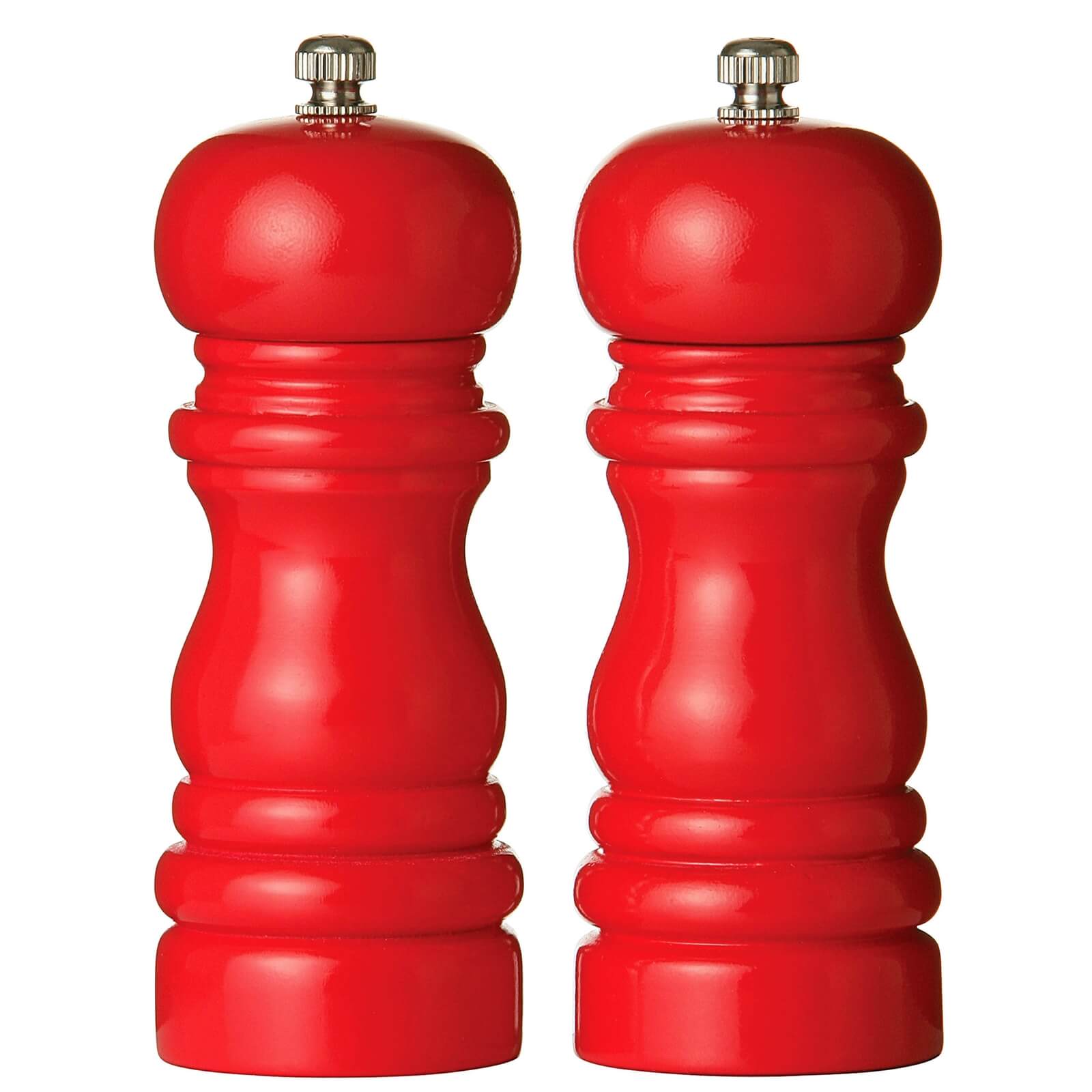 Red High Gloss Salt and Pepper Set | Compare The Build