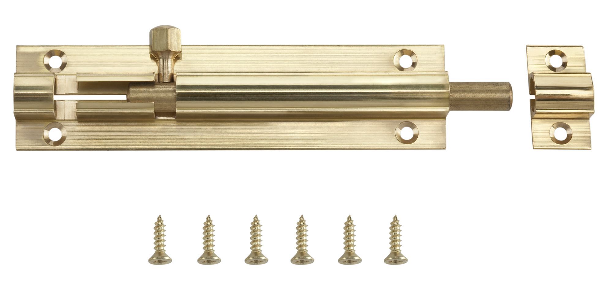 Brass Barrel N382 Door Bolt (L)102mm (W)26mm Price Comparisons | Compare The Build