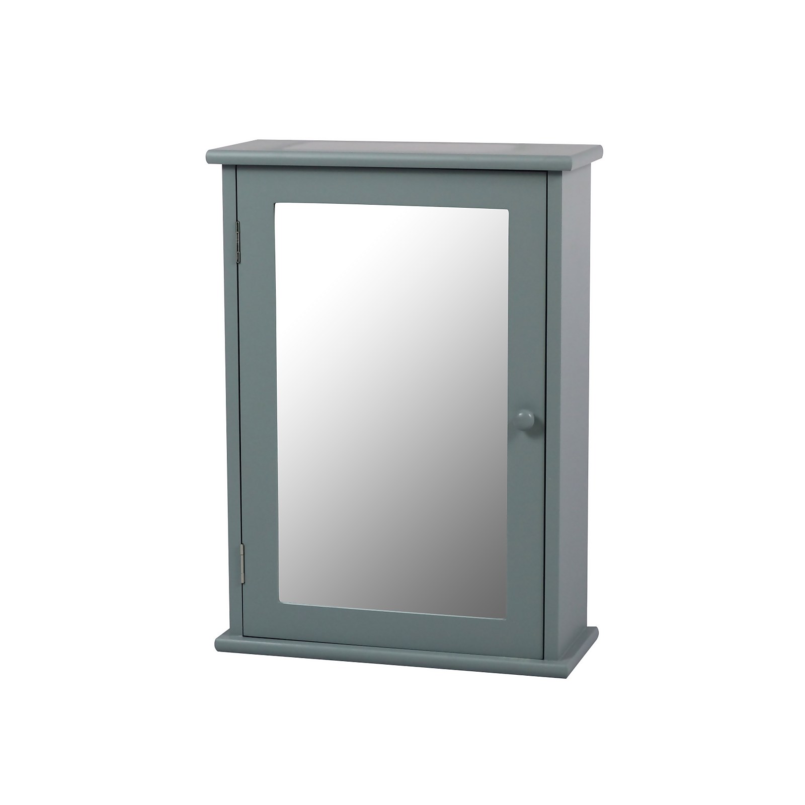 Classic Grey Mirrored Single Door Bathroom Cabinet Price Comparisons | Compare The Build