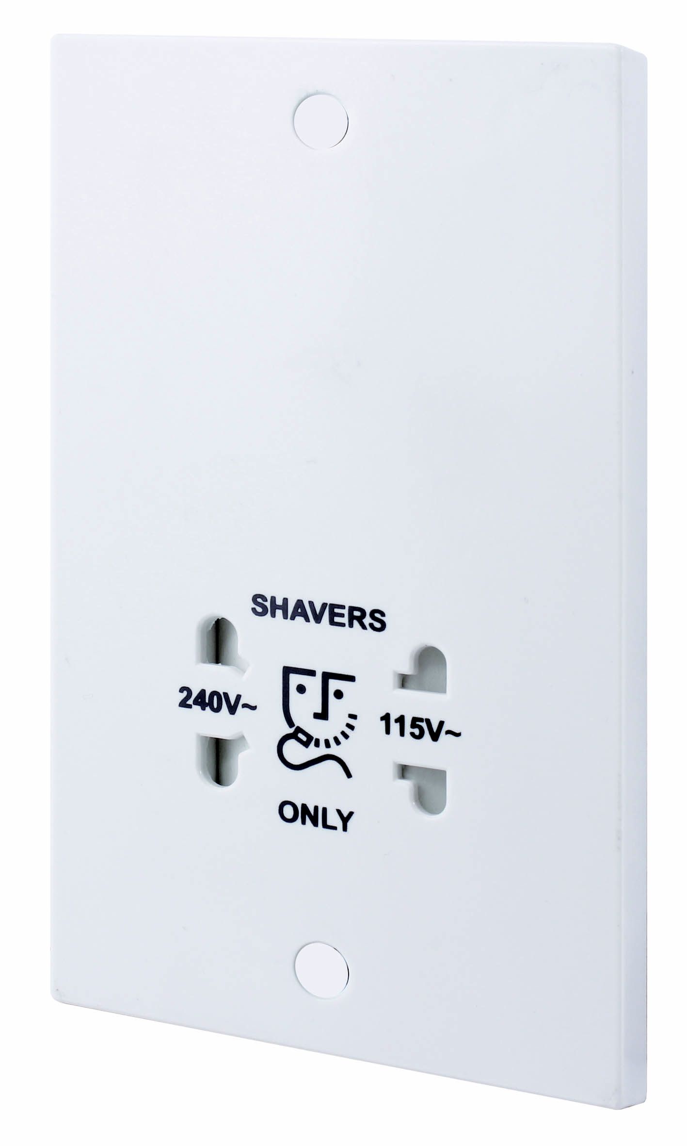 Bg White Double Raised Square Screwed Shaver Socket Price Comparisons | Compare The Build