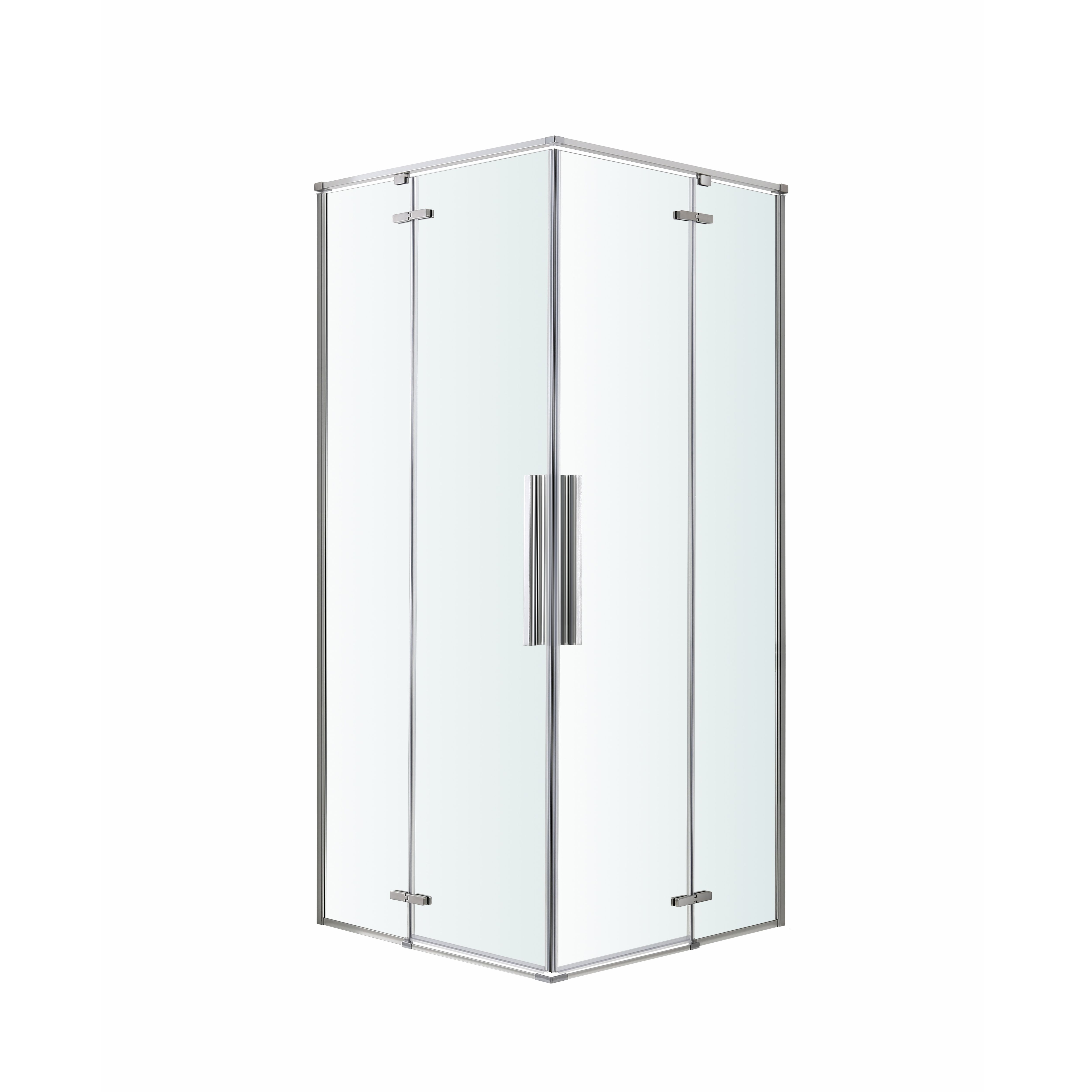 GoodHome Ezili Square Corner Shower Enclosure With Hinged Door (W)790mm (D)790mm Price Comparisons | Compare The Build