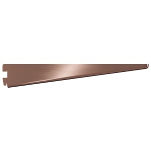 Twin Slot Antique Copper Shelf Bracket - 370mm | Compare The Build