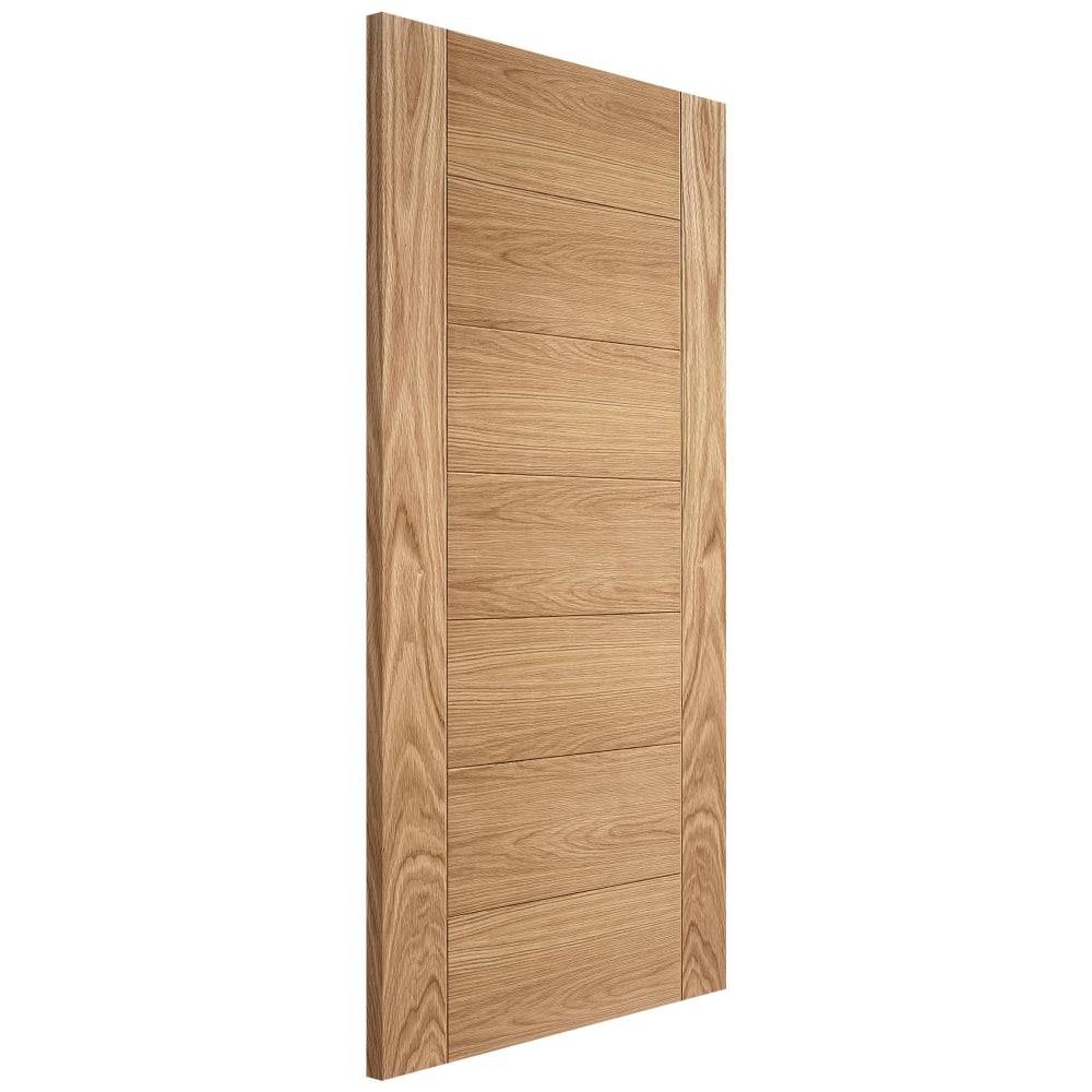 LPD Internal Oak Carini Fully Finished 7P Door 2040mm x 926mm x 40mm (80.3" x 36.5") Price Comparisons | Compare The Build