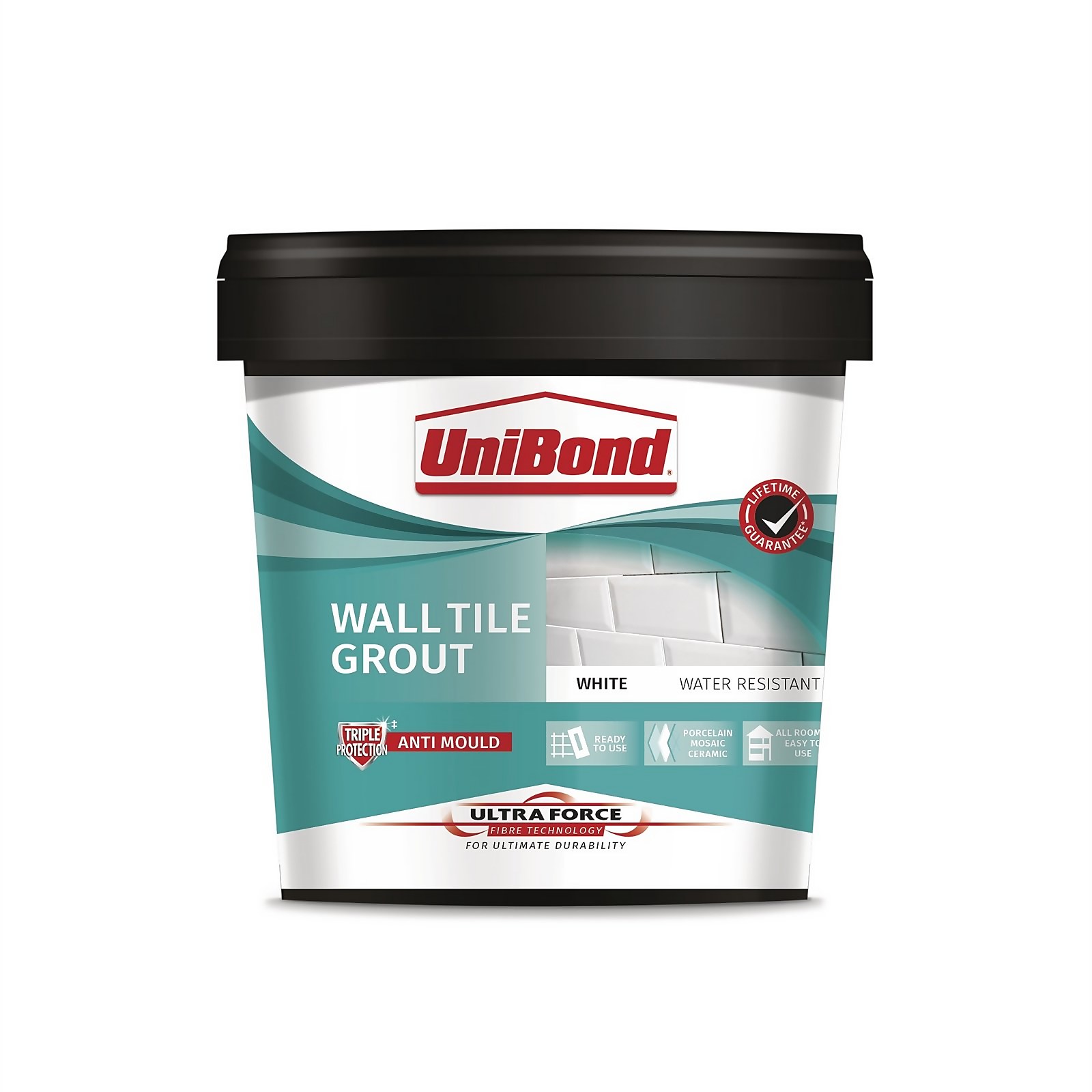 UniBond UltraForce Wall Tile Grout White 1.38kg Price Comparisons | Compare The Build