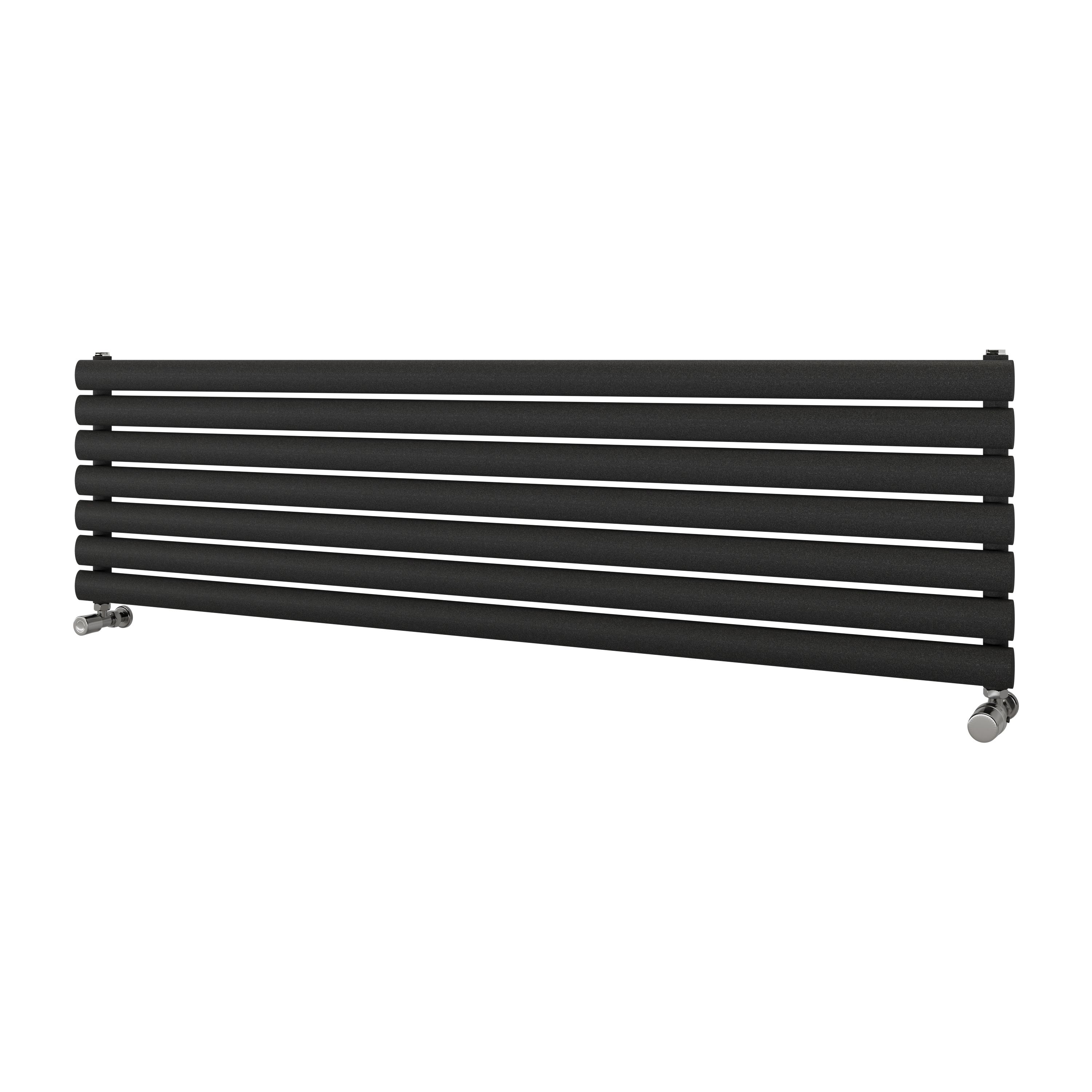 Ximax Champion Matt Anthracite Horizontal Designer Radiator, (W)1500mm X (H)410mm Price Comparisons | Compare The Build