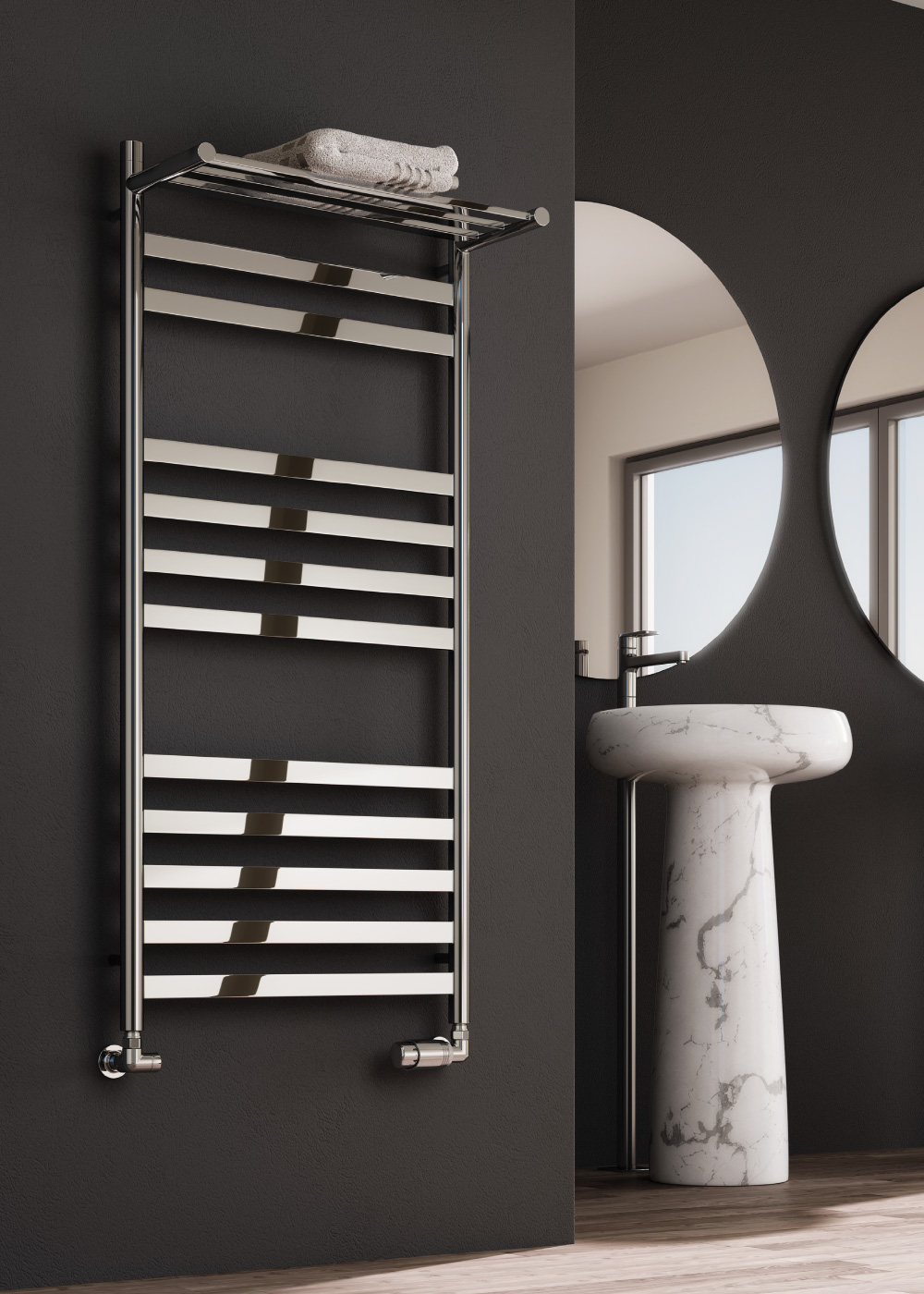 Reina Alento Stainless Steel Rail, Polished, 1120x530mm Price Comparisons | Compare The Build