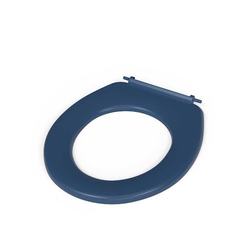 NymaCARE Dark Blue Ring Only Toilet Seat With Stainless Steel Pillar Hinge  - 260015/DB Price Comparisons | Compare The Build