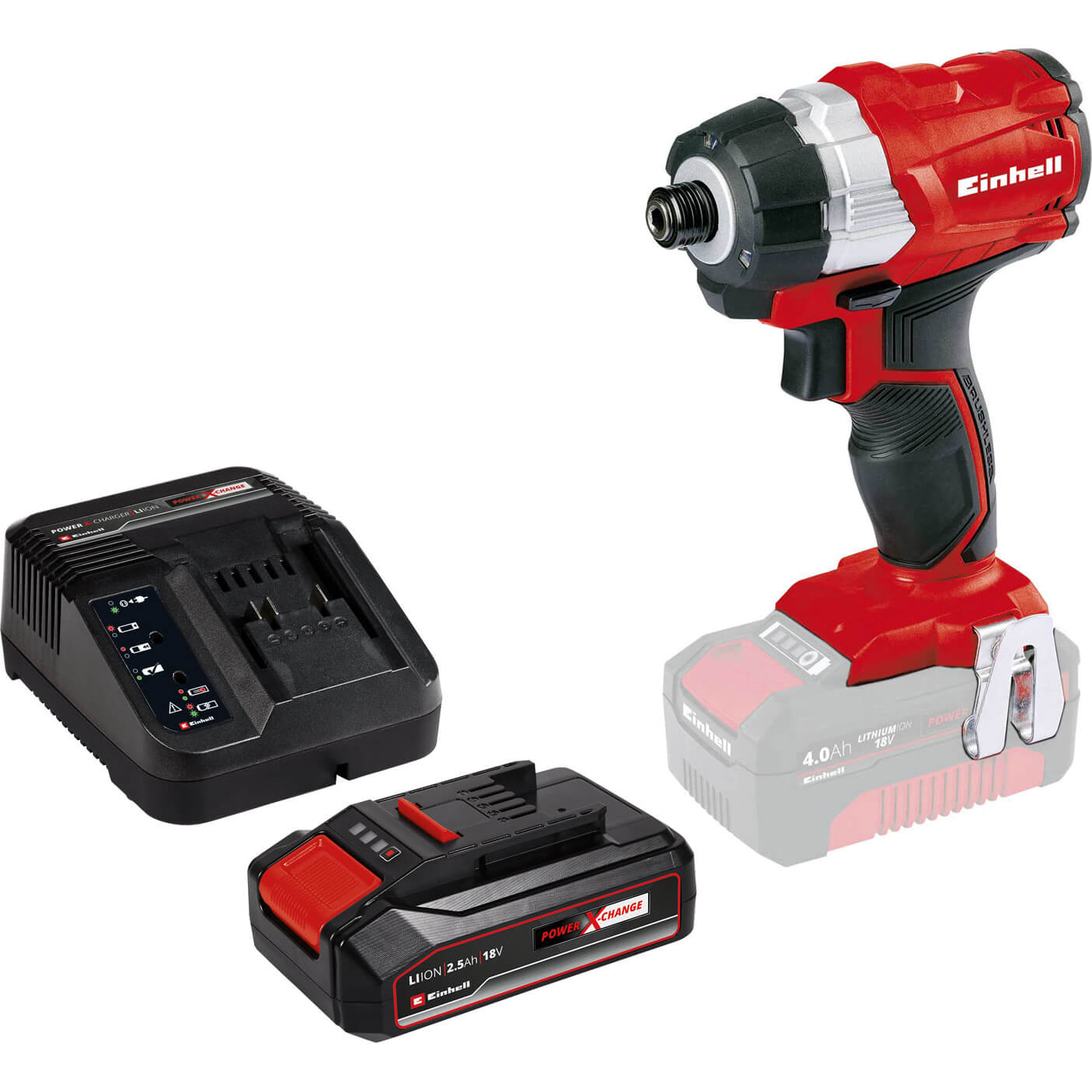 Einhell TE-CI 18 Li BL 18v Cordless Brushless Impact Driver 1 x 2.5ah Li-ion Charger No Case Price Comparisons | Compare The Build