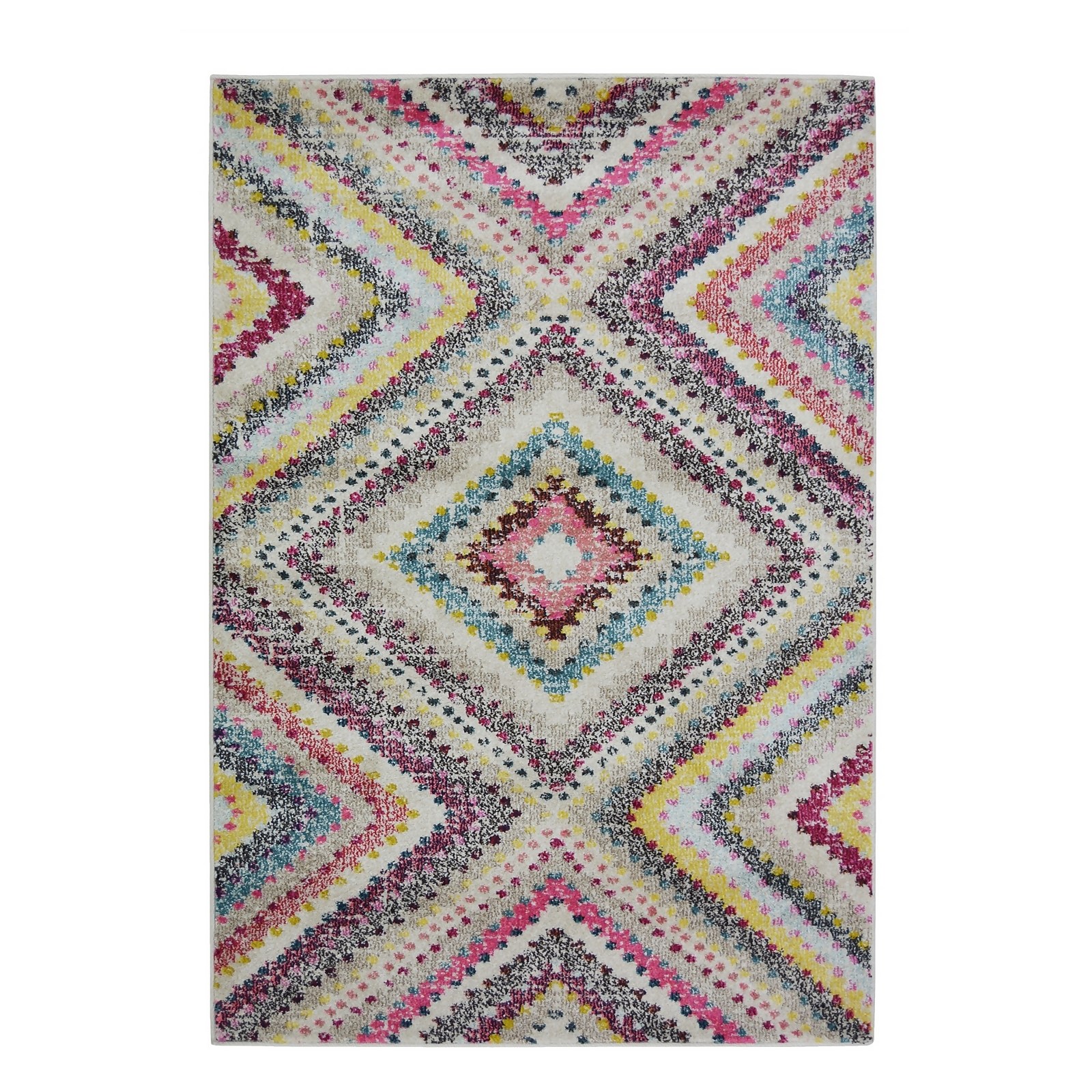 Villa Tribal Rug - Multicoloured - 120x170cm Price Comparisons | Compare The Build