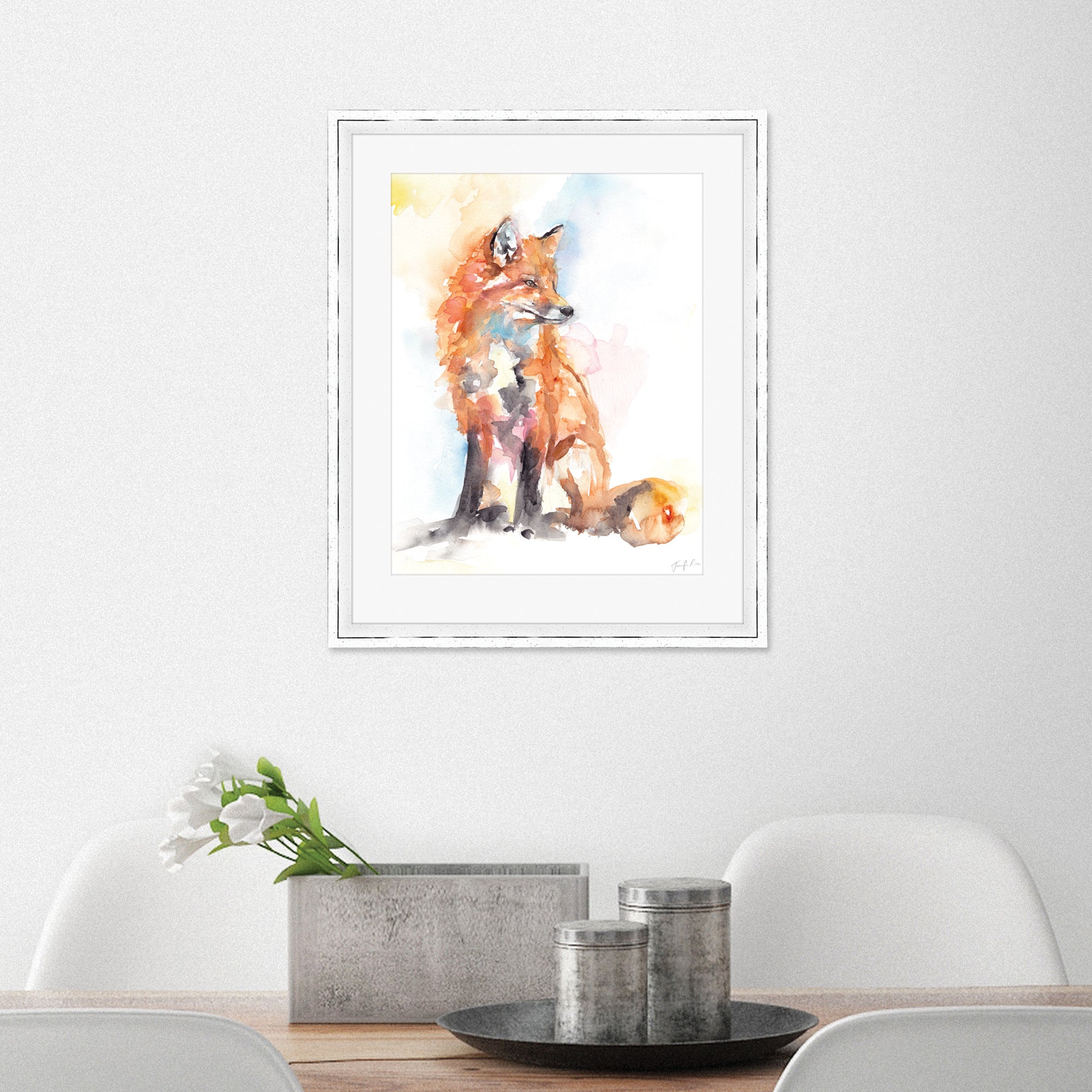 The Art Group Handsome Fox Framed Print MultiColoured Price Comparisons | Compare The Build