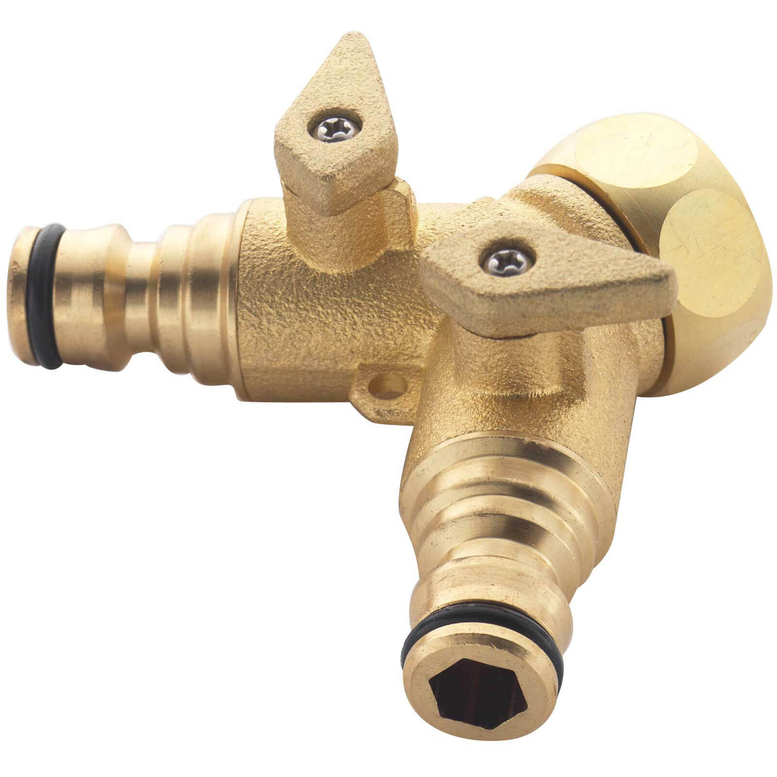 Spear and Jackson Brass Two Way Tap Connector 3/4" / 19mm Pack of 1 Price Comparisons | Compare The Build