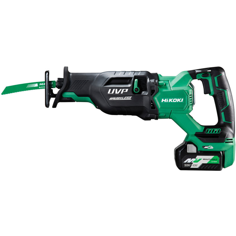 HiKOKI HIKCR36DAJAZ CR36DA/JAZ Multi Volt Reciprocating Saw 36V 2 x 4.0Ah Li-ion Price Comparisons | Compare The Build