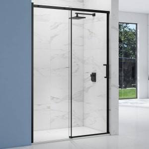 Nexa By Merlyn 8mm Black Frameless Sliding Door Only - 2000 x 1200mm Price Comparisons | Compare The Build