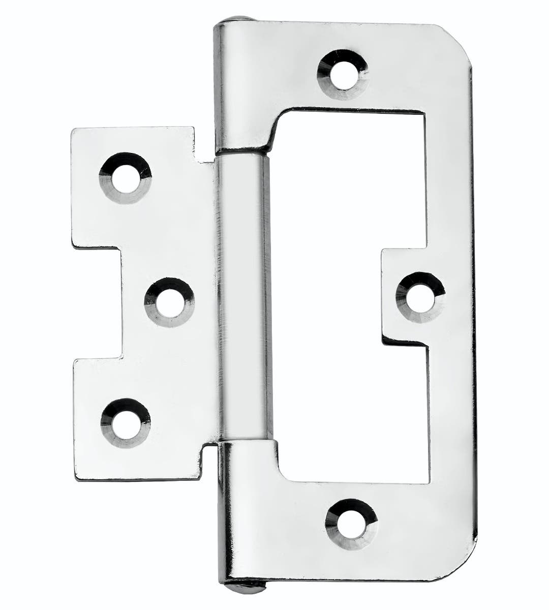 Flush Hinge Chrome Plated 76x35mm Price Comparisons | Compare The Build