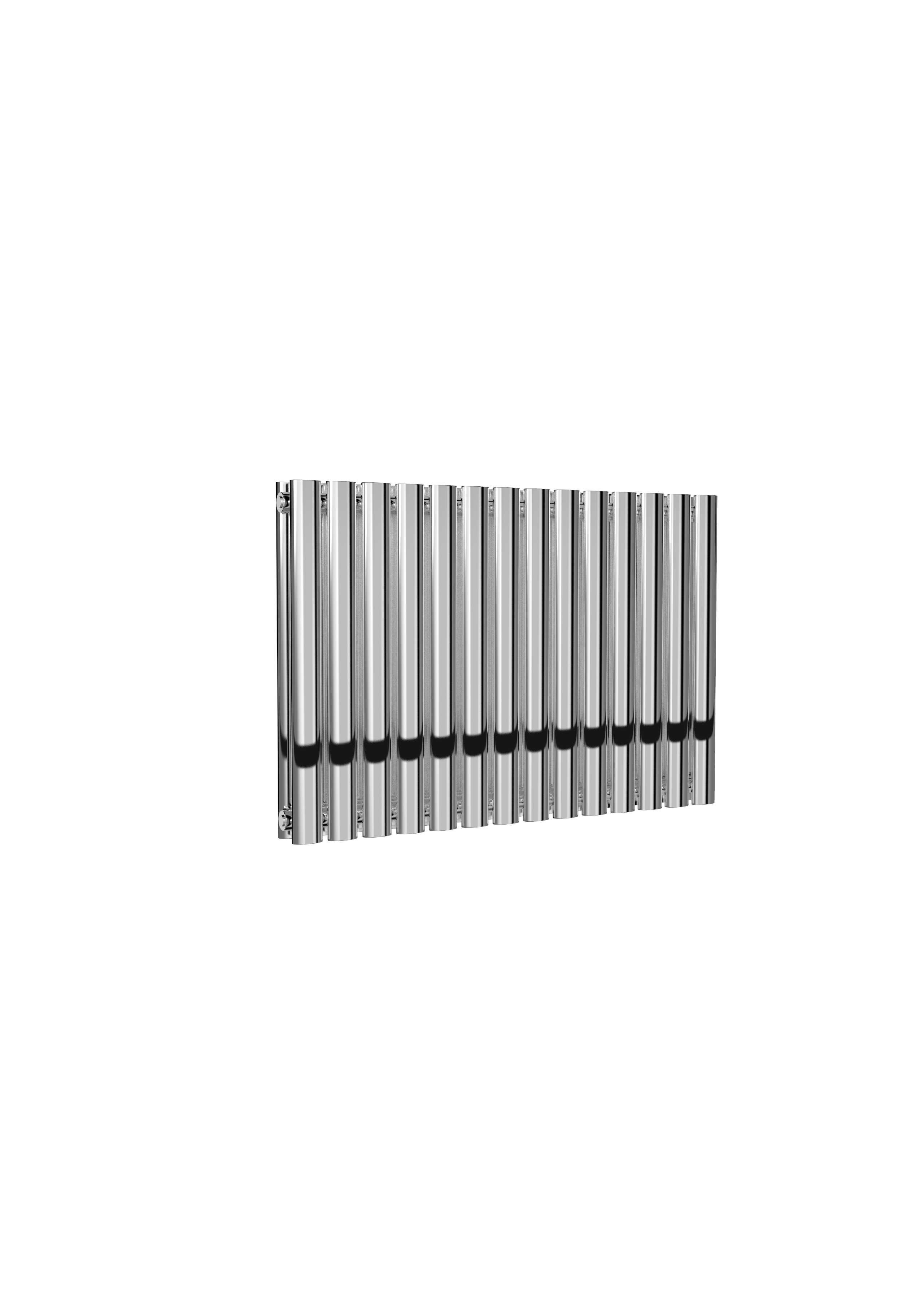 Reina Neval Horizontal Aluminium Designer Radiator, Polished, 600mm x 817mm | Compare The Build