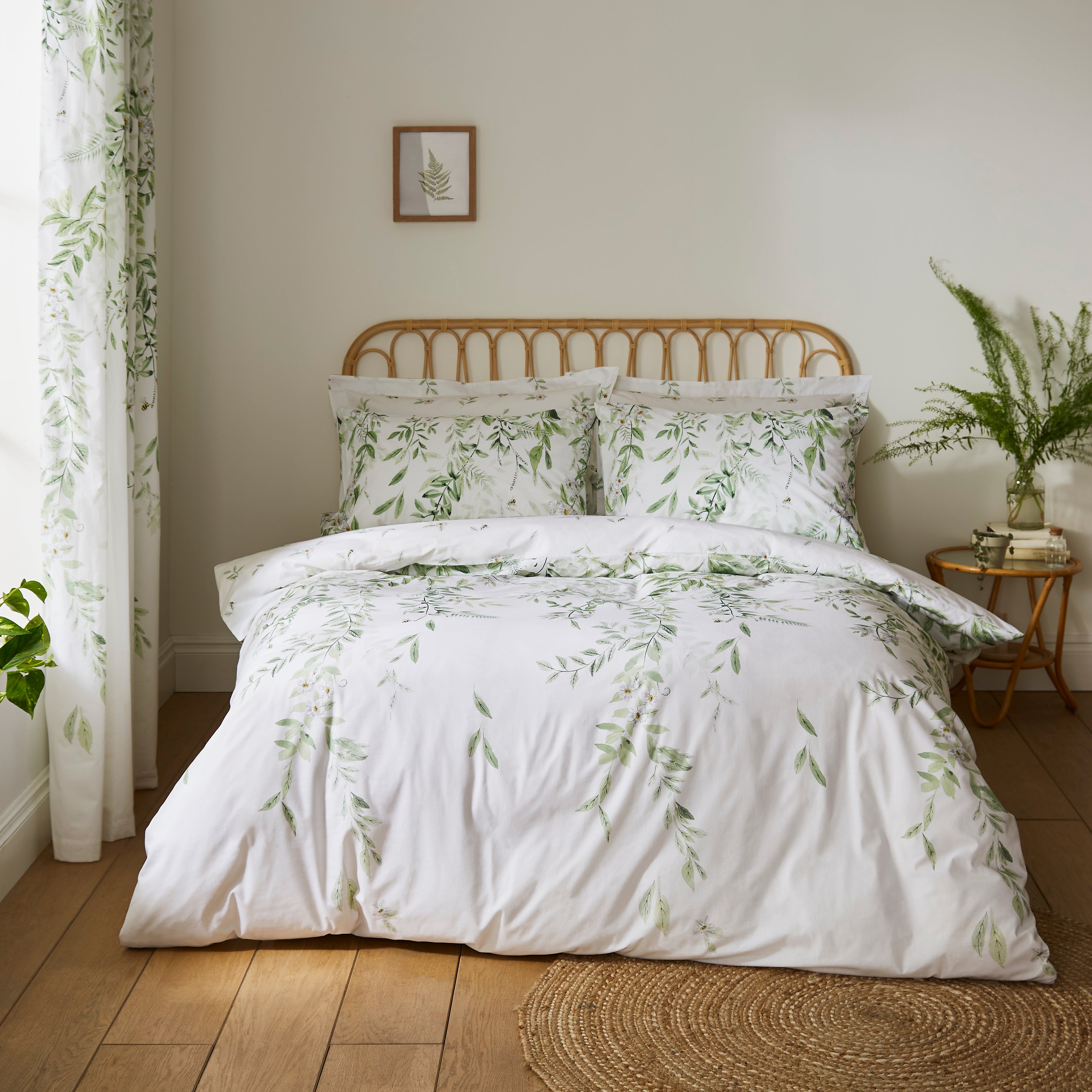 Willow Trail Green Duvet Cover and Pillowcase Set Green Price Comparisons | Compare The Build
