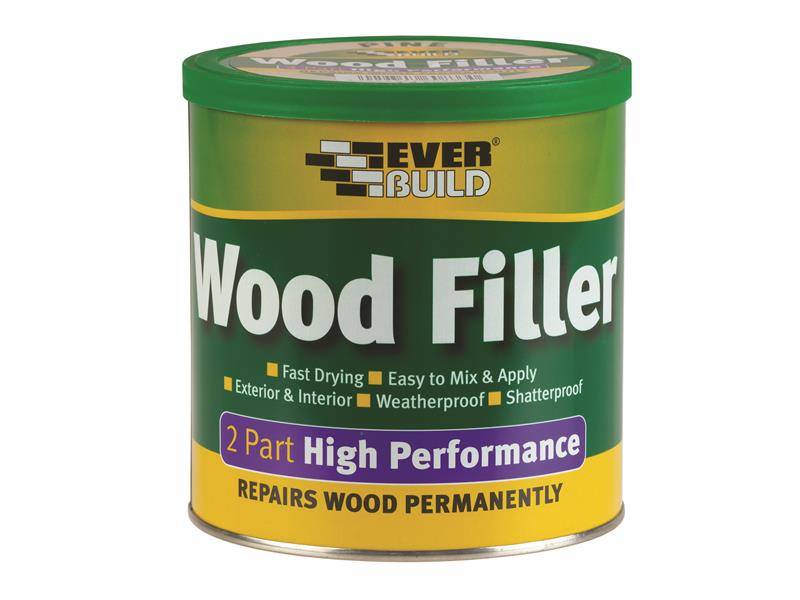 Everbuild EVB2PMED14 2-Part High-Performance Wood Filler Medium Stainable 1.4kg | Compare The Build