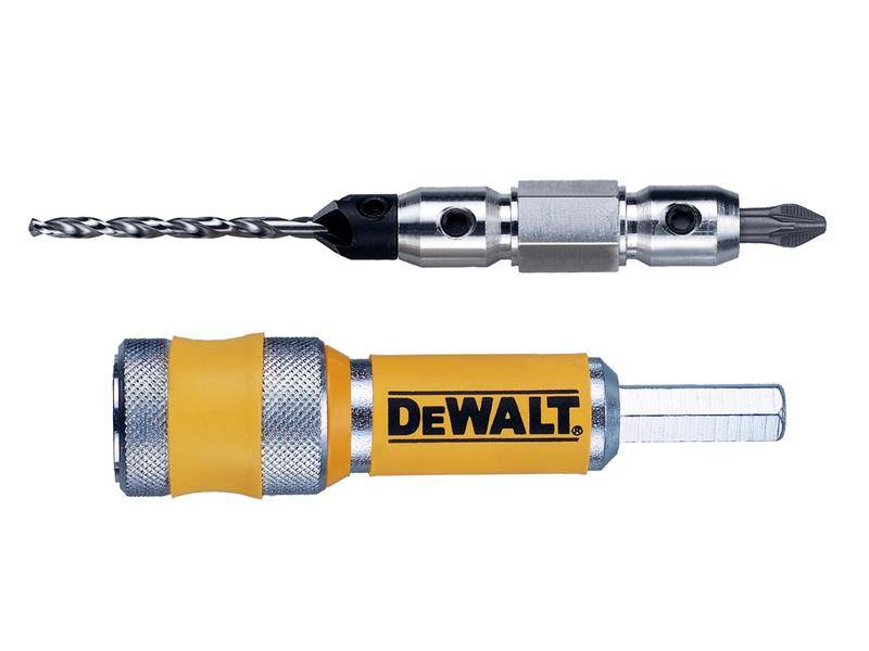 DEWALT DEWDT7600XJ DT7600XJ 6 SA Connector with Holder & Pozidriv No.2 Price Comparisons | Compare The Build