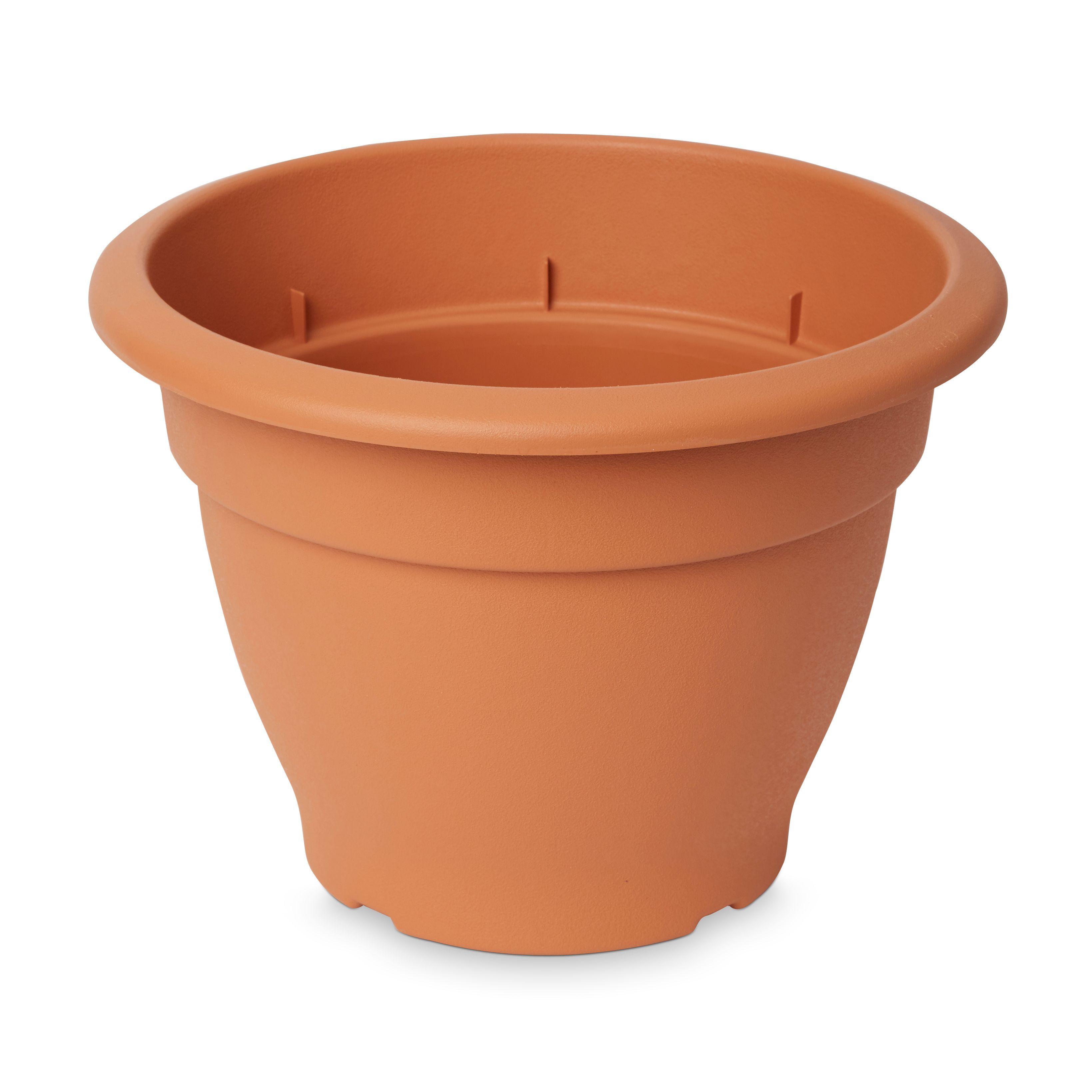 Blooma Florus Brown Plastic Bell Round Plant Pot (Dia)30Cm | Compare The Build