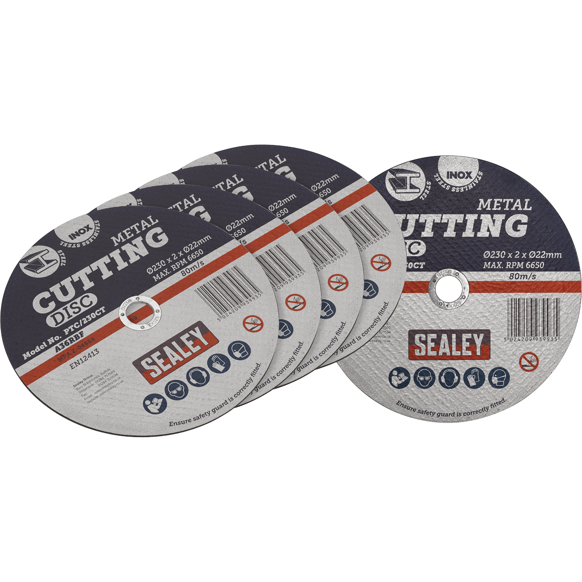 Sealey Metal Cutting Disc 230mm 1.9mm Pack of 50 | Compare The Build