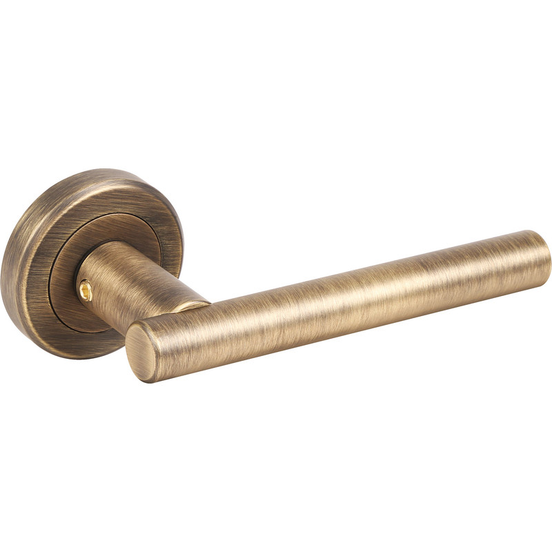 Serozzetta Philadelphia Lever On Rose Door Handles Antique (Pair) in Brass Price Comparisons | Compare The Build