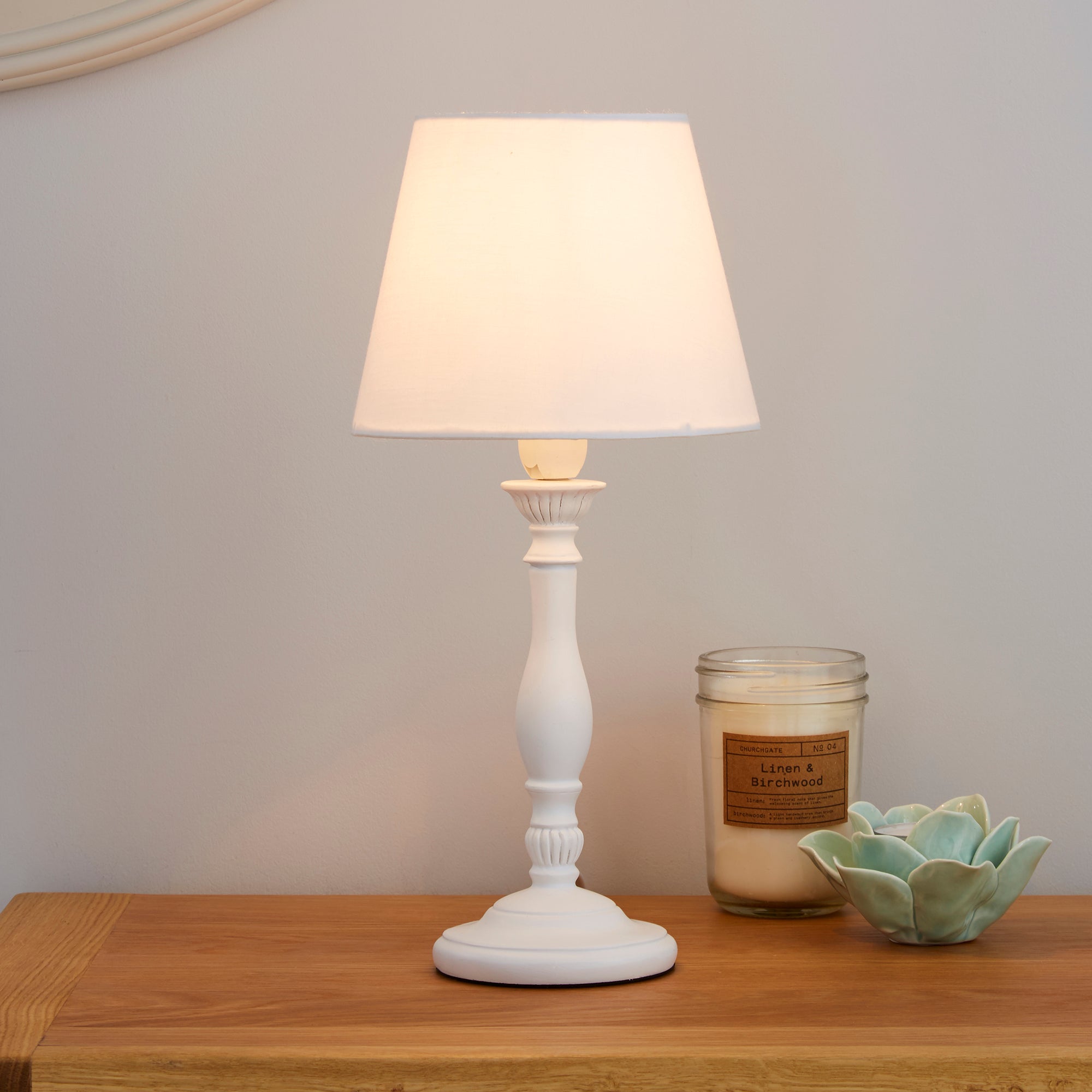 Tofty Mini Ivory Table Lamp Cream Price Comparisons | Compare The Build