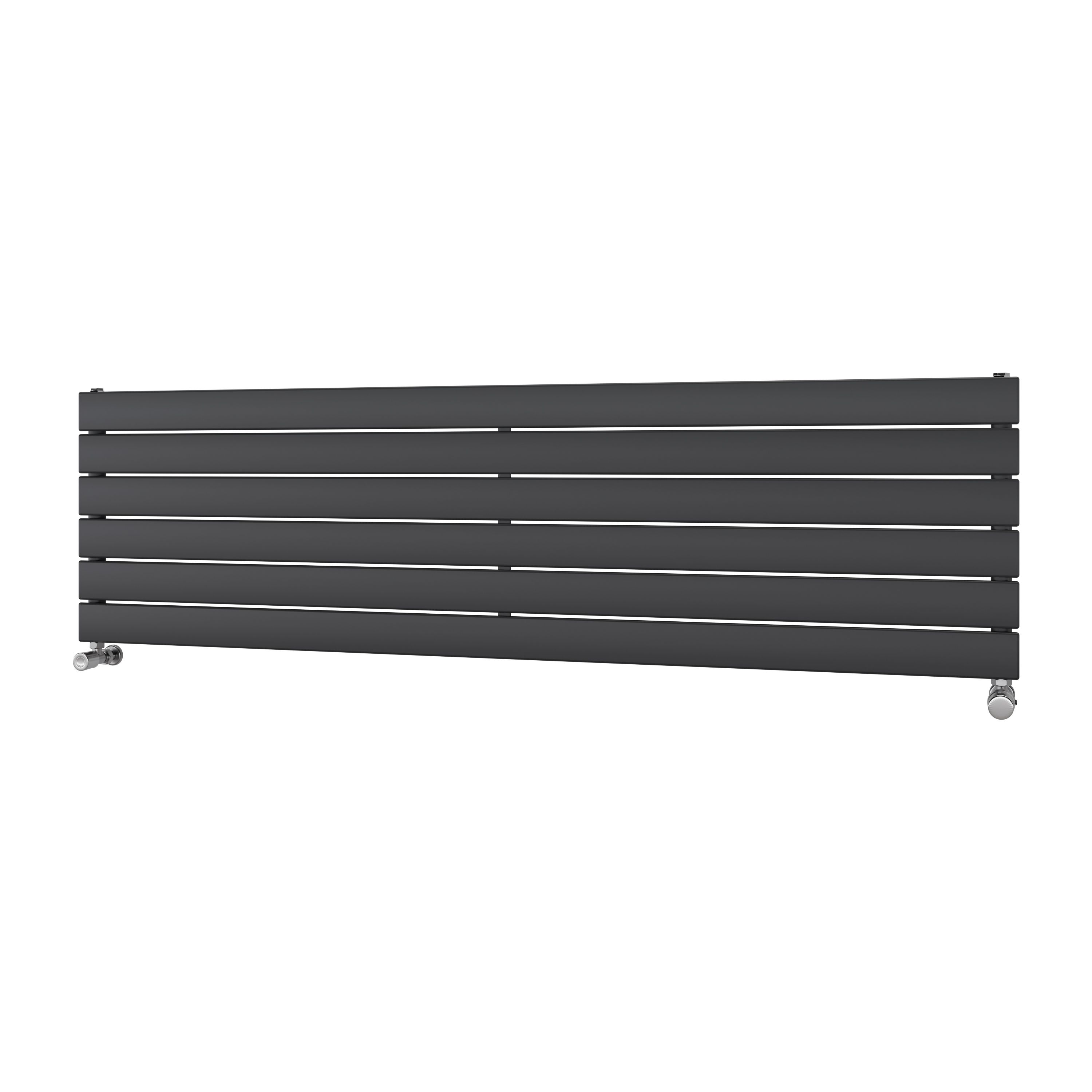 Ximax Vertirad Satin Anthracite Horizontal Designer Panel Radiator, (W)1600mm X (H)445mm Price Comparisons | Compare The Build