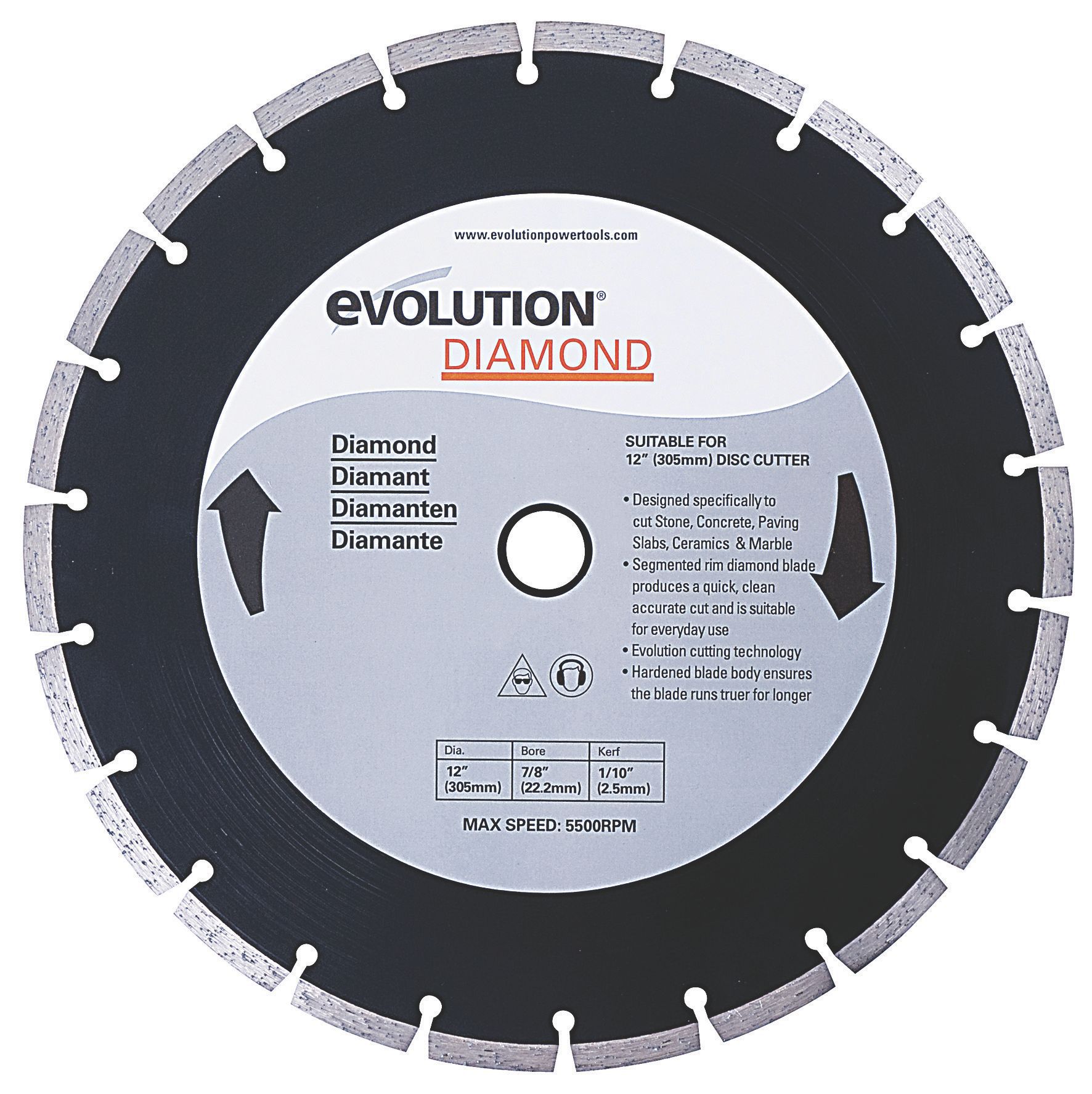 Evolution (Dia)305mm Continuous Rim Diamond Blade Price Comparisons | Compare The Build