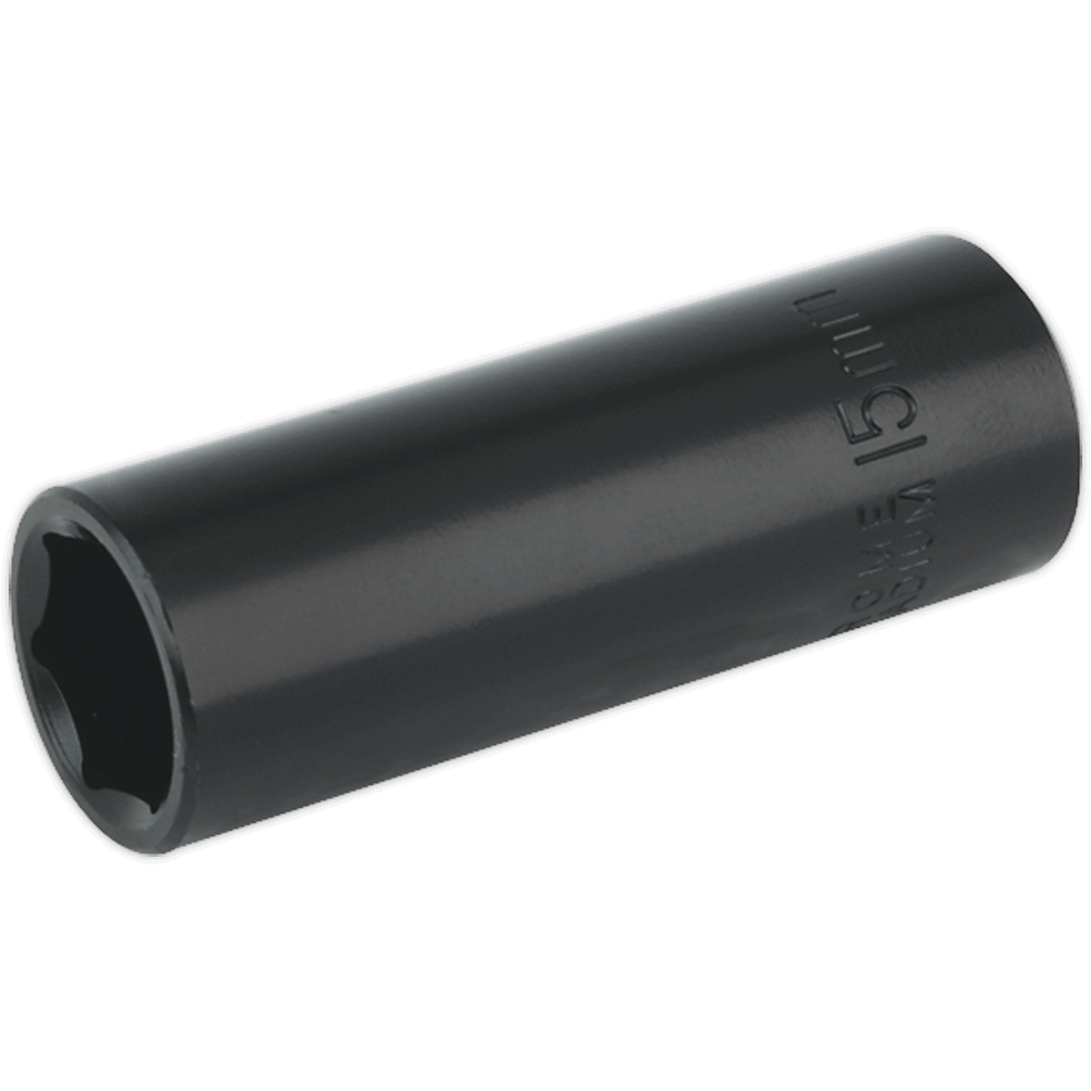 Sealey 3/8" Drive Deep Hexagon Impact Socket Metric 3/8" 15mm | Compare The Build