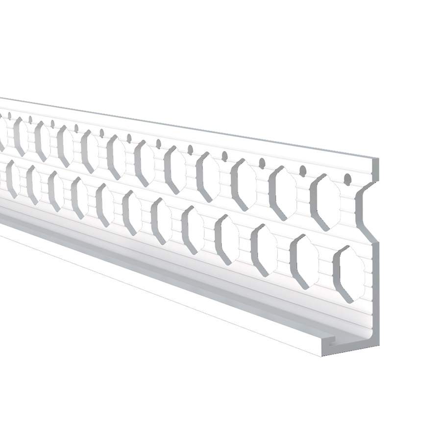 Renderplas 15mm PVC Stop Bead in White 2.5m Length - Box of 25 PVCu Monocouche Render Systems 15STPW Price Comparisons | Compare The Build