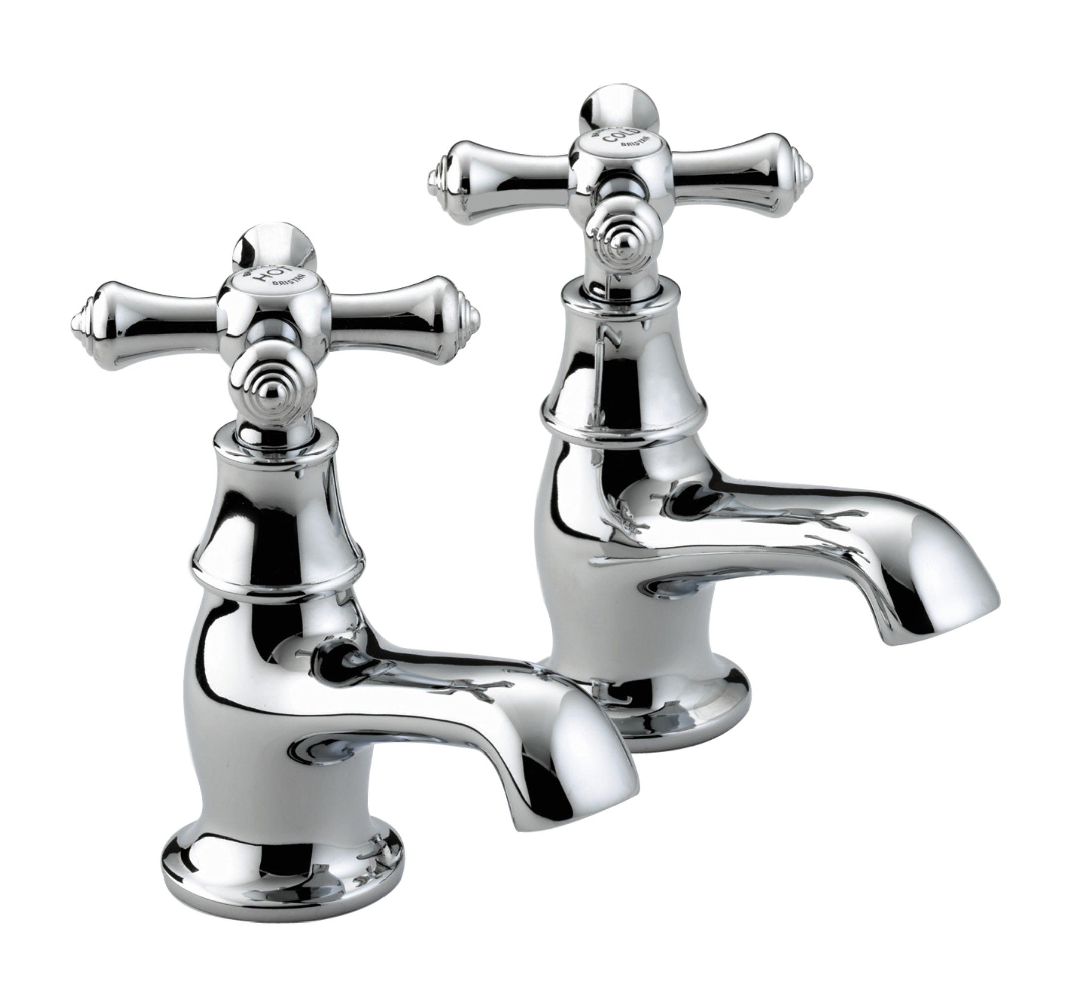 Bristan Corinth Chrome Effect Traditional Double Deck Pillar Tap Price Comparisons | Compare The Build