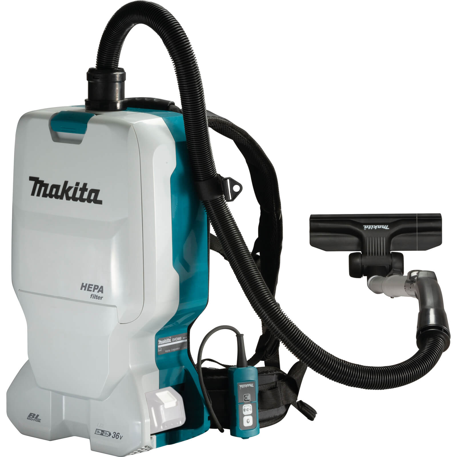 Makita DVC660 Twin 18v LXT Cordless Brushless Backpack Vacuum Cleaner No Batteries No Charger Price Comparisons | Compare The Build