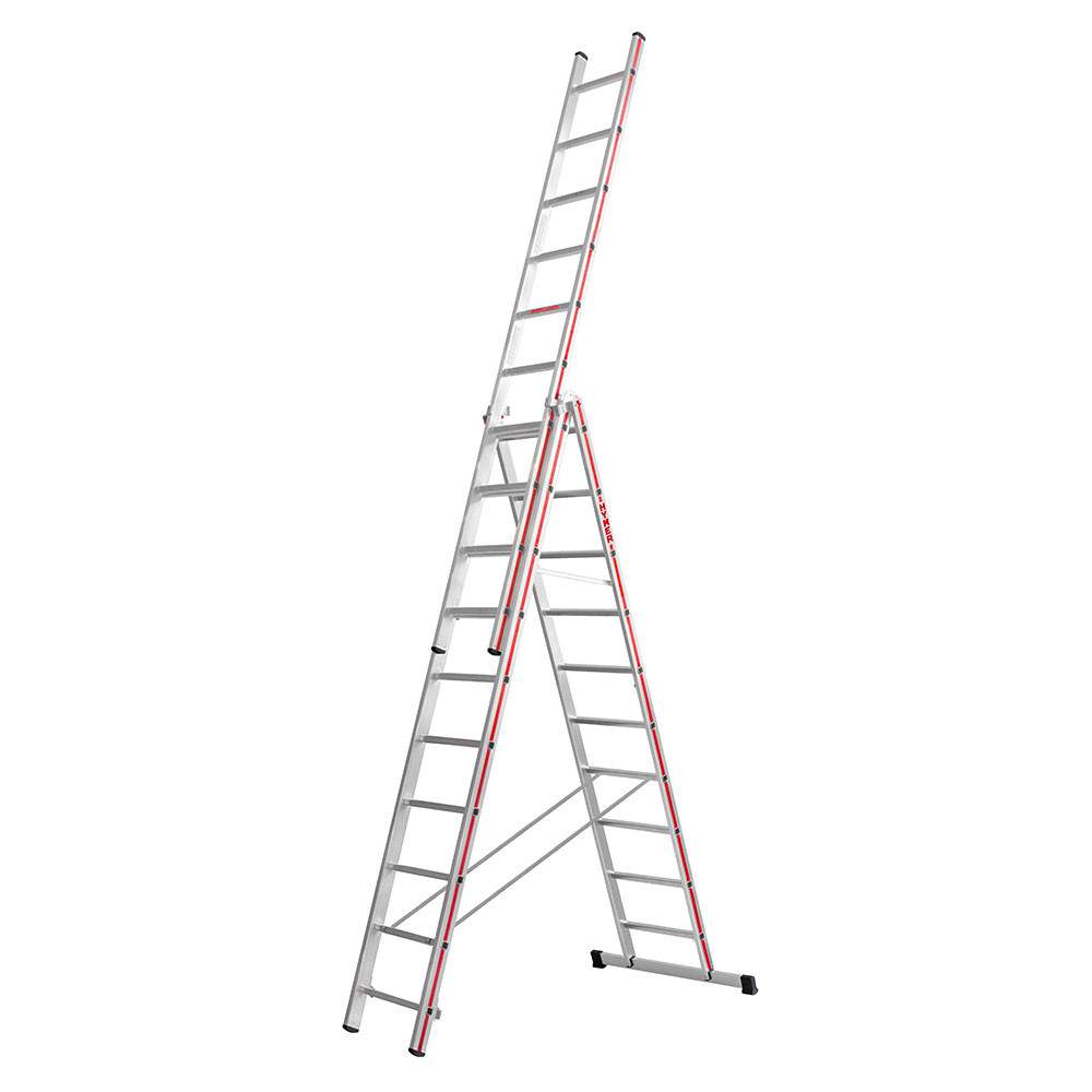 Hymer Red Line 3 Section Combination Ladder 2.91m - 7.11m 404730 Price Comparisons | Compare The Build