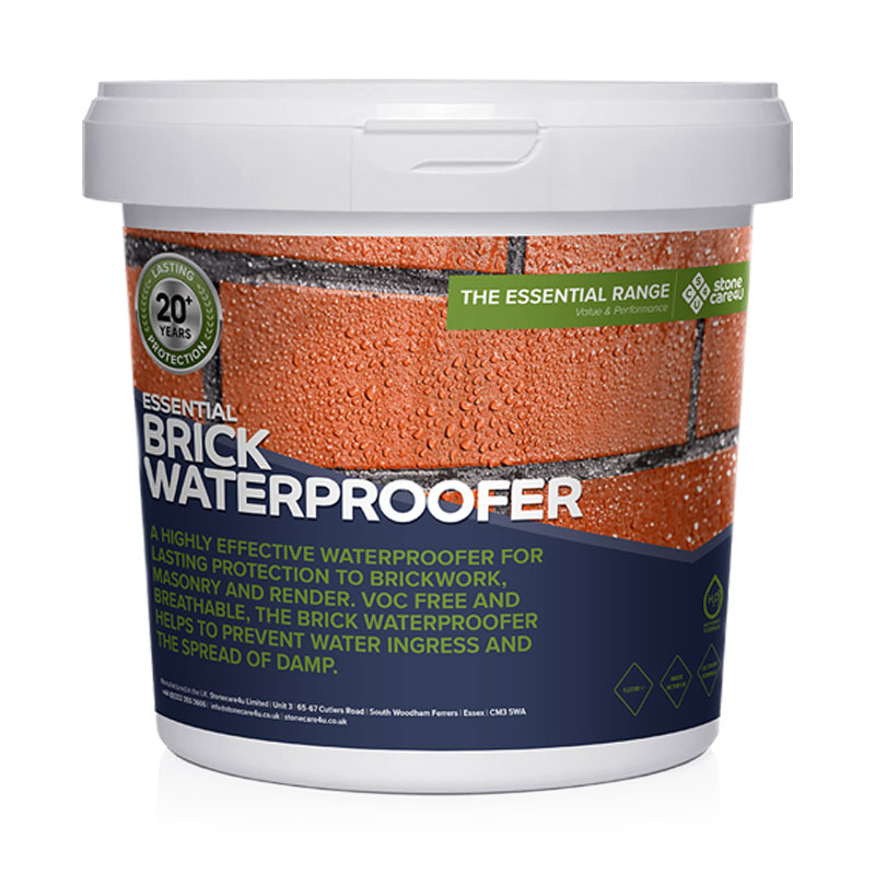 StoneCare4U Essential Brick Waterproofer - 10L (2 x 5L) | Compare The Build