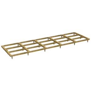 Power Sheds 20 x 6ft Pressure Treated Garden Building Base Kit Price Comparisons | Compare The Build