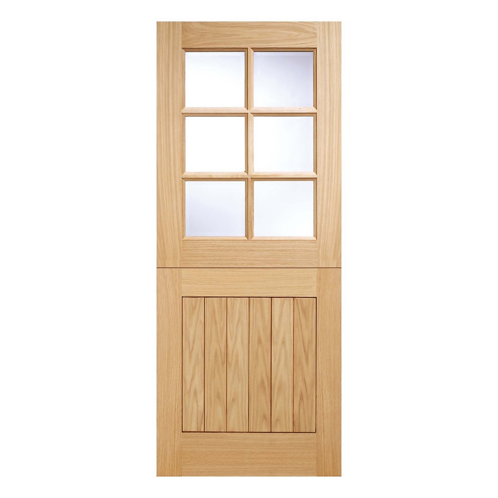 Cottage - Stable-  6 Lite - Glazed Exterior Door - Oak - 1981 x 838 x 44mm Price Comparisons | Compare The Build