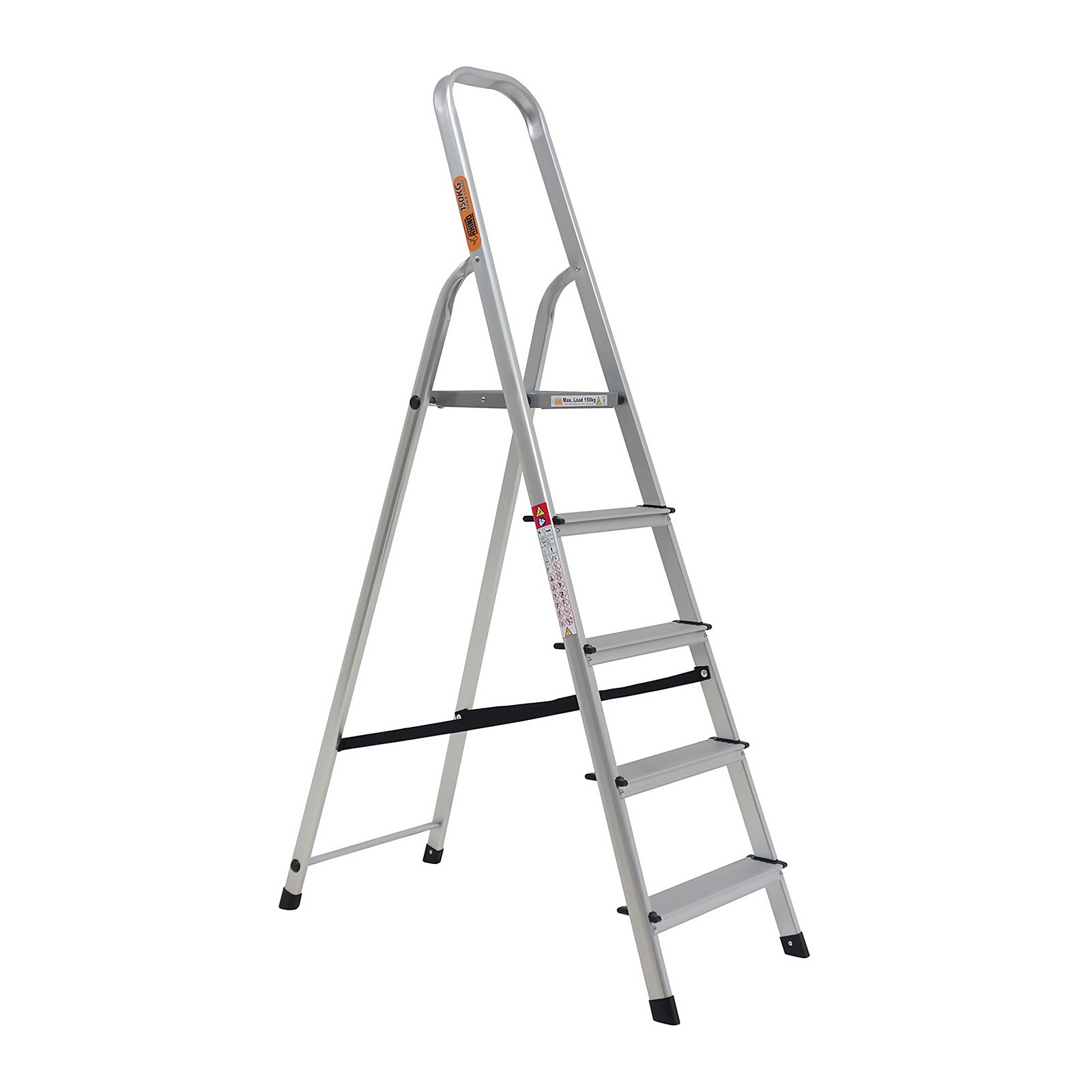 Rhino Lightweight Aluminium Step Ladder - 5 Tread Price Comparisons | Compare The Build