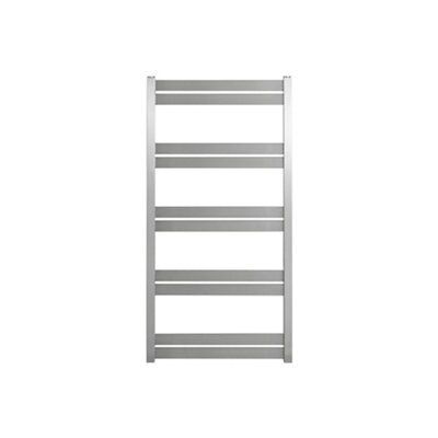 Selma 277W Electric Brushed Steel Towel Warmer (H)800mm (W)530mm | Compare The Build