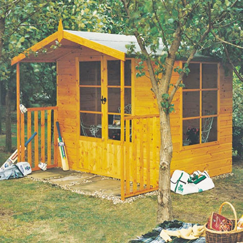 Shire Winton Summerhouse 8ft x 8ft (2.43m x 2.43m) Price Comparisons | Compare The Build