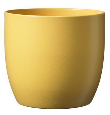 Lei Yellow Ceramic Plant Pot (Dia)18Cm | Compare The Build