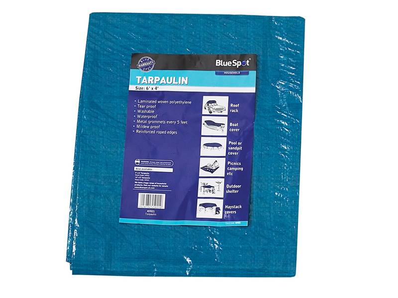 BlueSpot Tools B/S45922 Tarpaulin 1.9 x 2.9m (6 x 9ft) Price Comparisons | Compare The Build