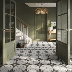 Greco Star Grey Matt Porcelain Wall & Floor Tile - 330 x 330mm Price Comparisons | Compare The Build