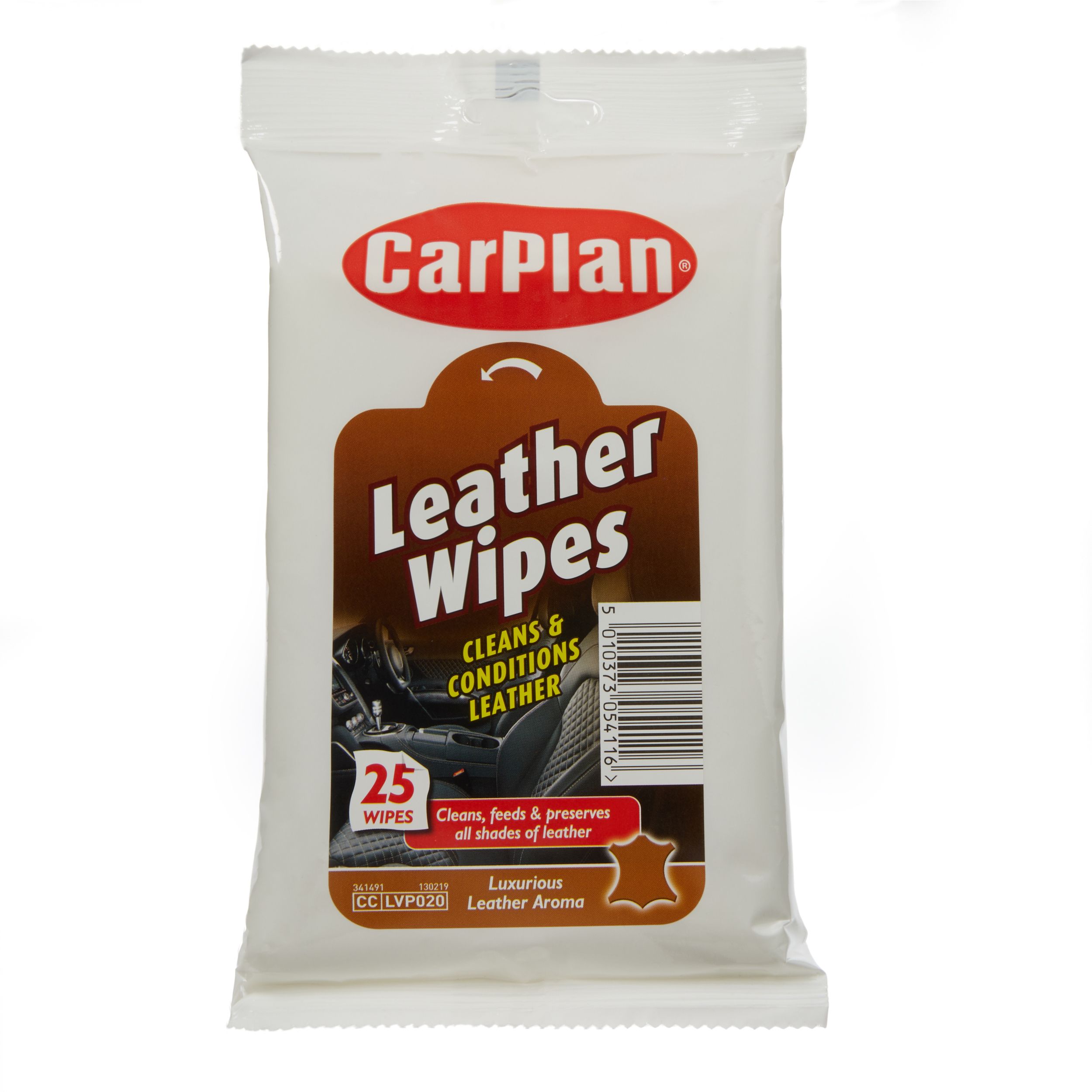 Carplan Leather Wipes, Pack Of 25 | Compare The Build