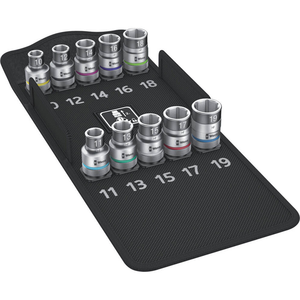 Wera 8790 HMC HF Zyklop 9 Piece 1/2" Drive Lock On Socket Set 1/2" Price Comparisons | Compare The Build