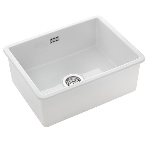 Rangemaster Rustique White Ceramic Inset Kitchen Sink 1 Bowl With Waste Price Comparisons | Compare The Build